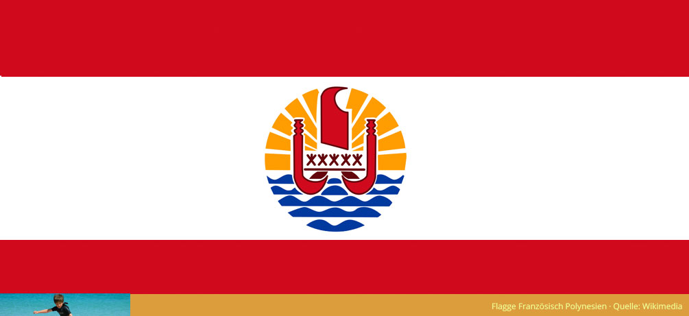 Flagge Franzoesisch Polynesien